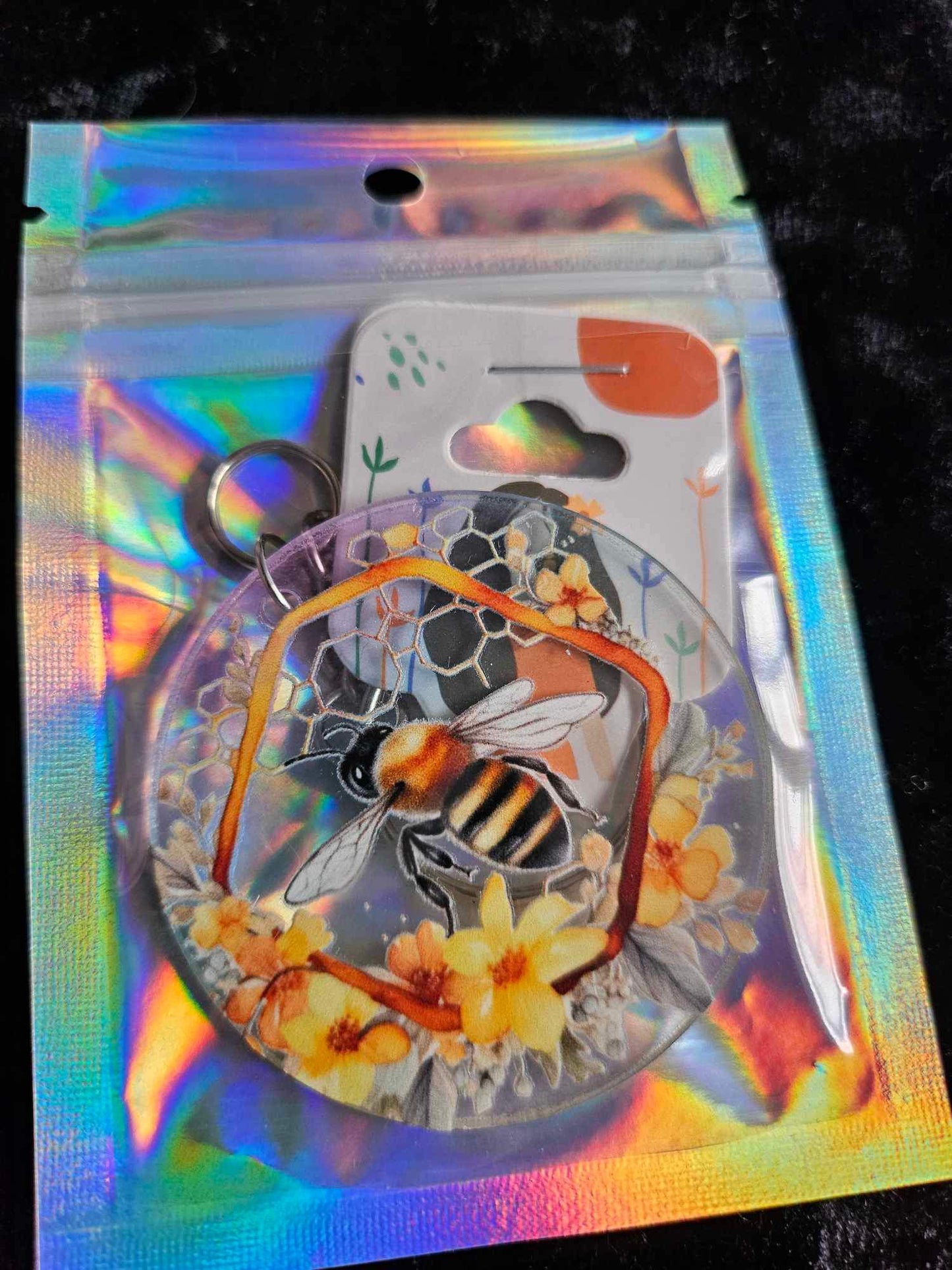 Bee Keyring