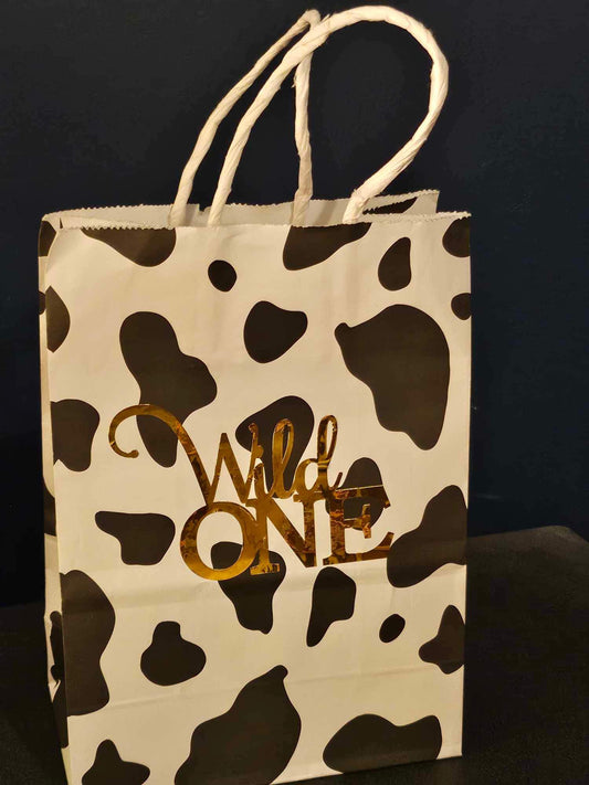 Wild One Themed Paper Party Bag