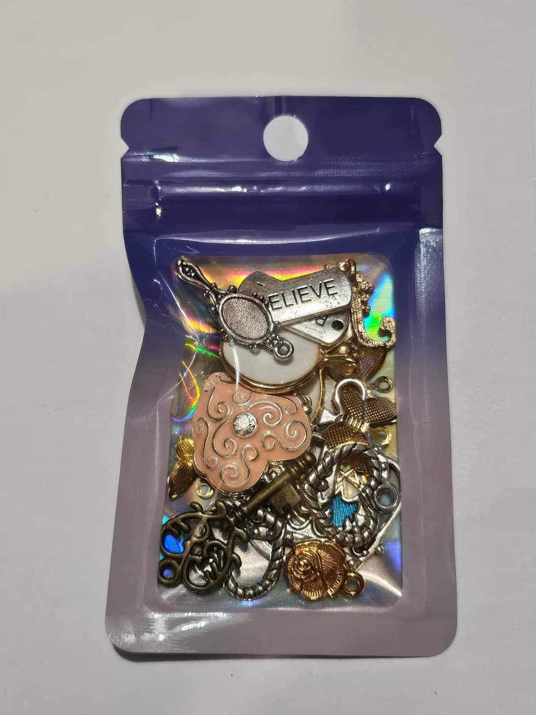 Metal Charm Craft Baggies