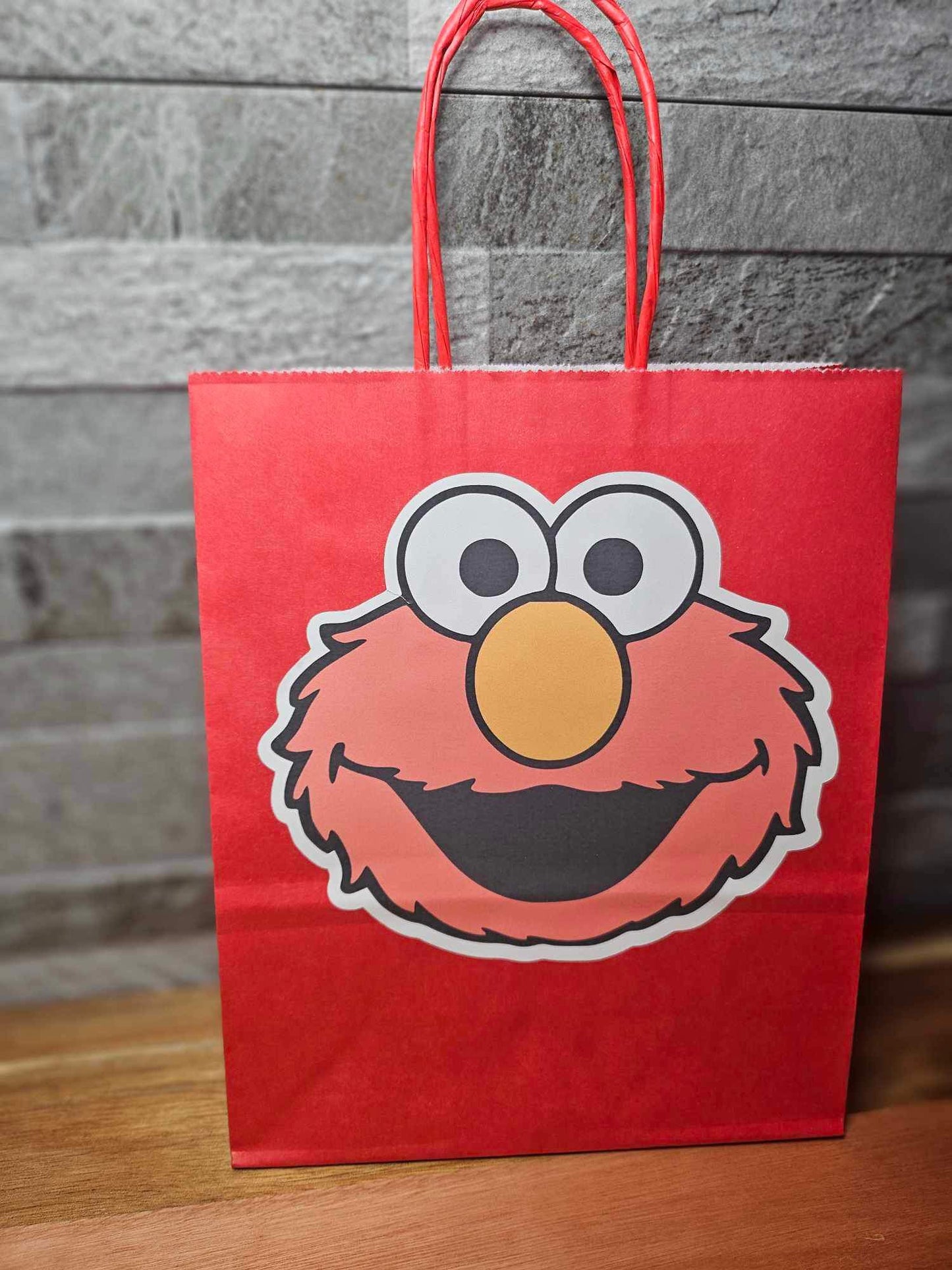 Elmo Inspired Paper Party Bags