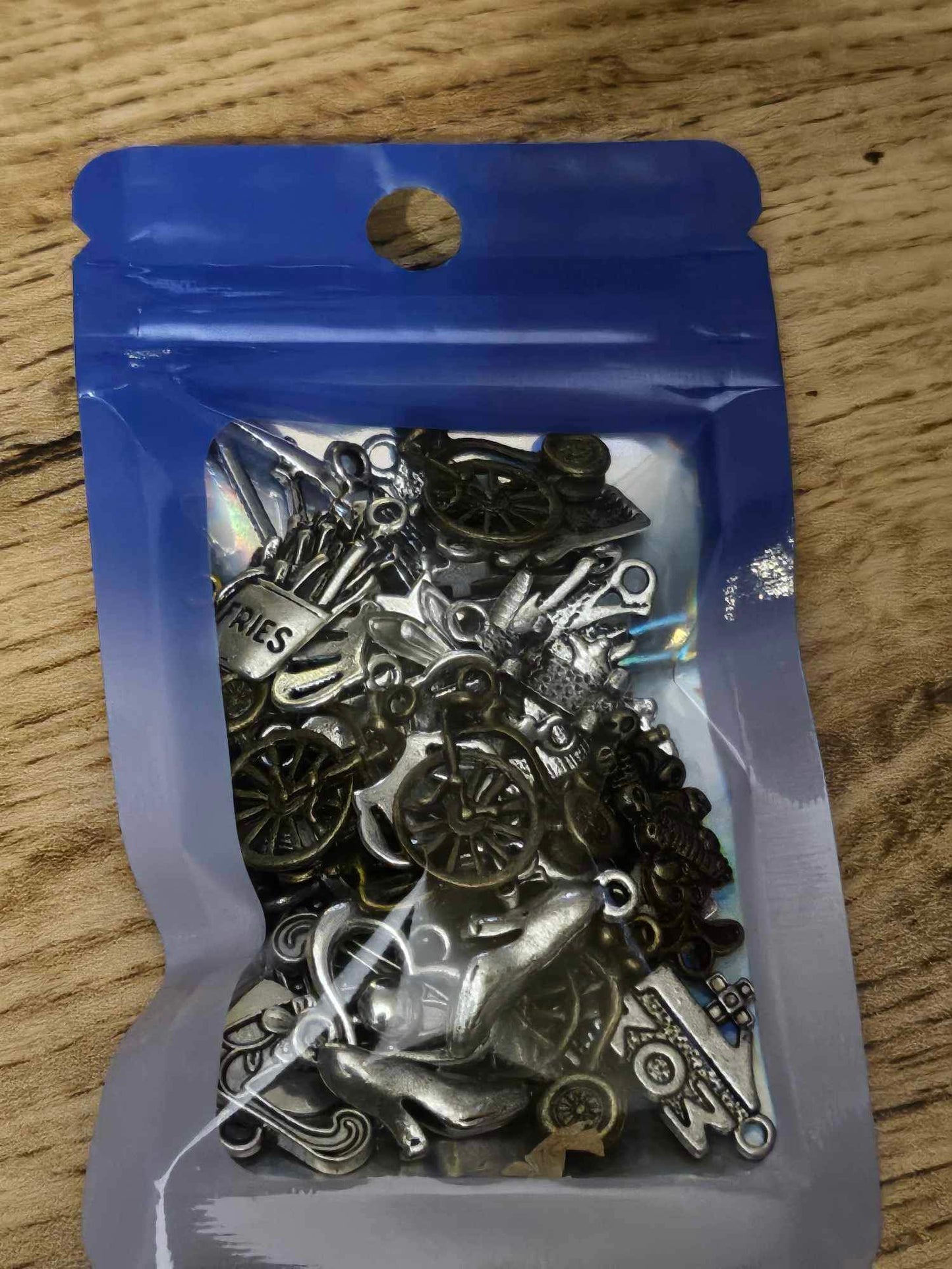 Metal Charm Craft Baggies