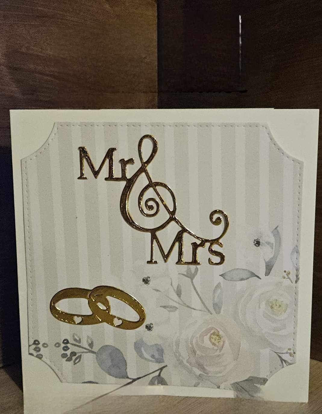 Mr & Mrs Wedding Card