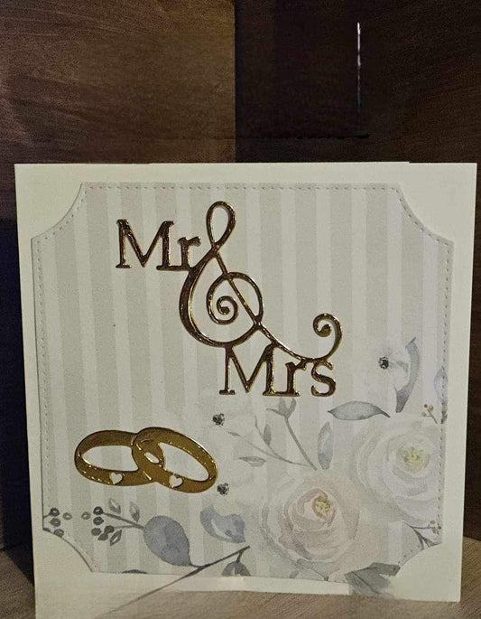 Mr & Mrs Wedding Card