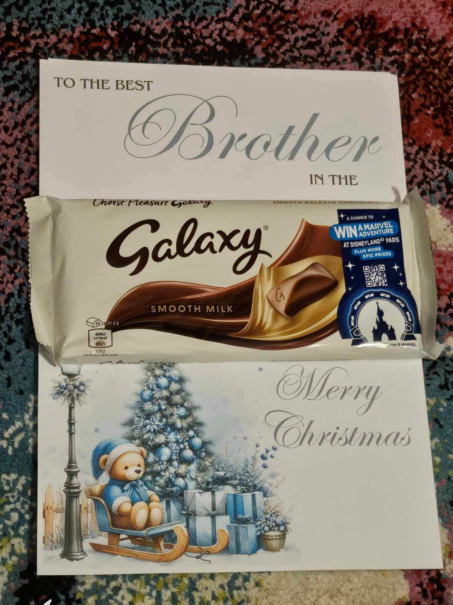 Galaxy Chocolate Christmas A4 Board