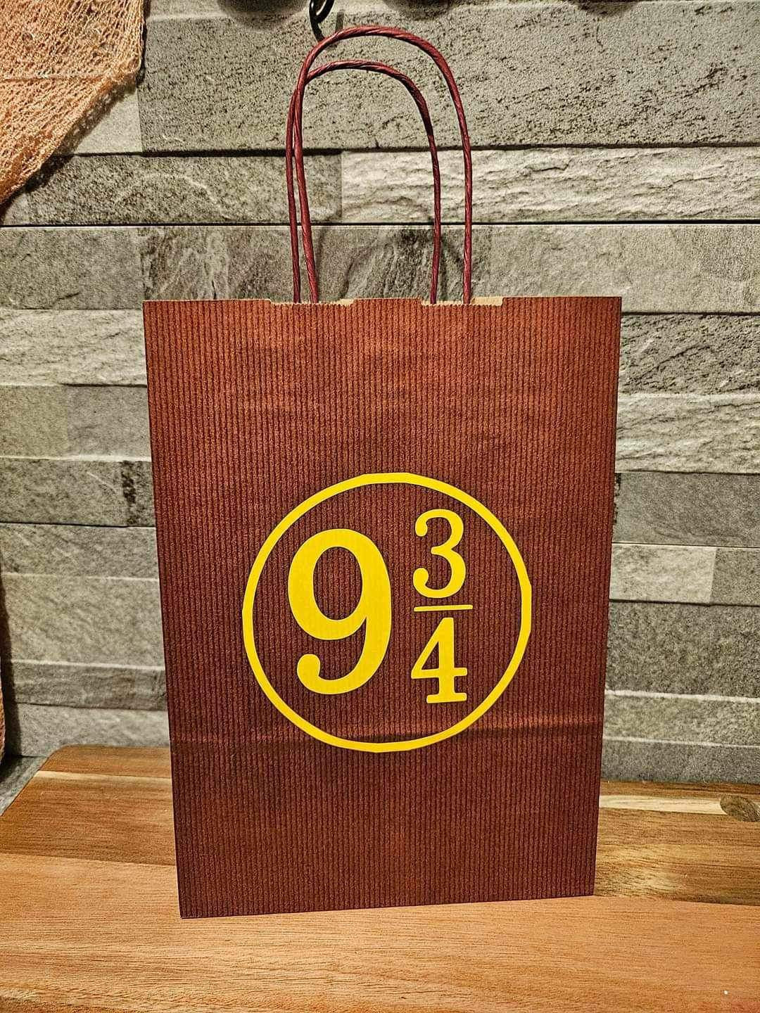 Harry Potter Inspired Paper Party Bag