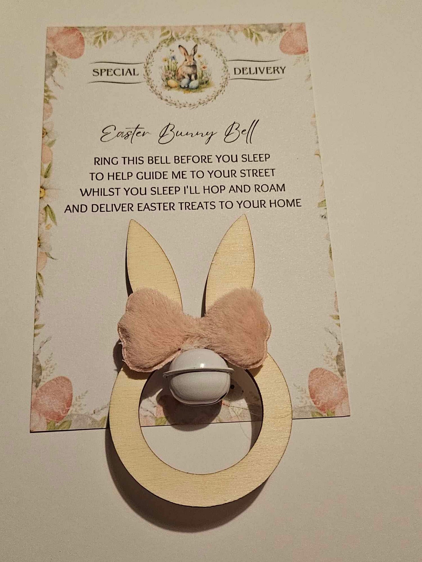 Easter Bunny Believe Bell