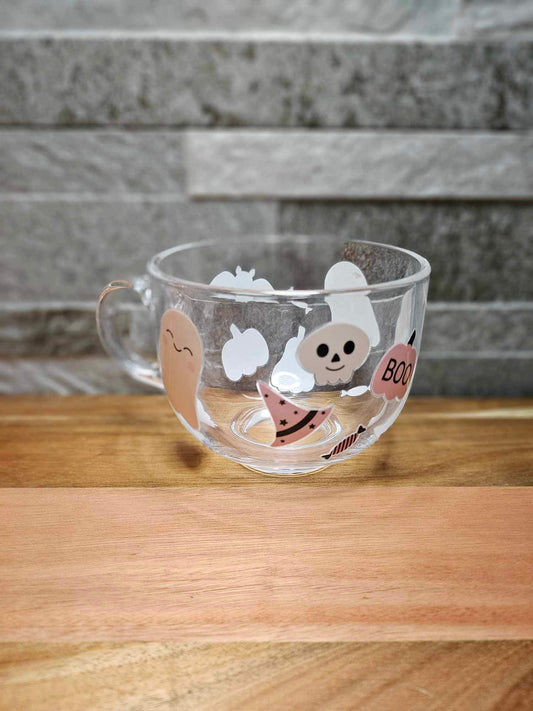 Halloween Themed Glass Mug