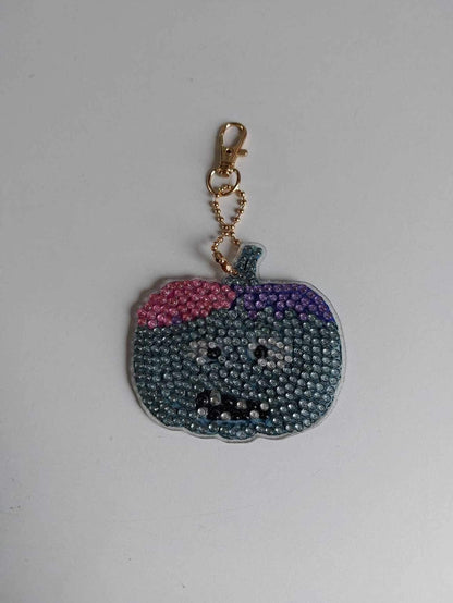 Halloween Themed Diamond Painted Keyring