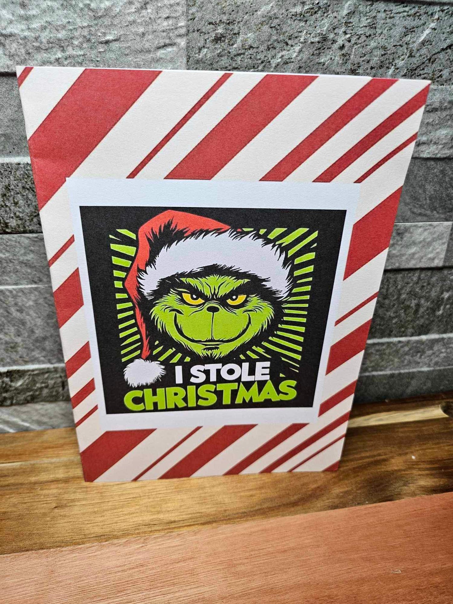 Grinch Inspired Christmas Card