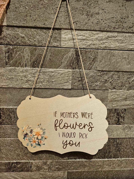 Mothers Day Flower Plaque