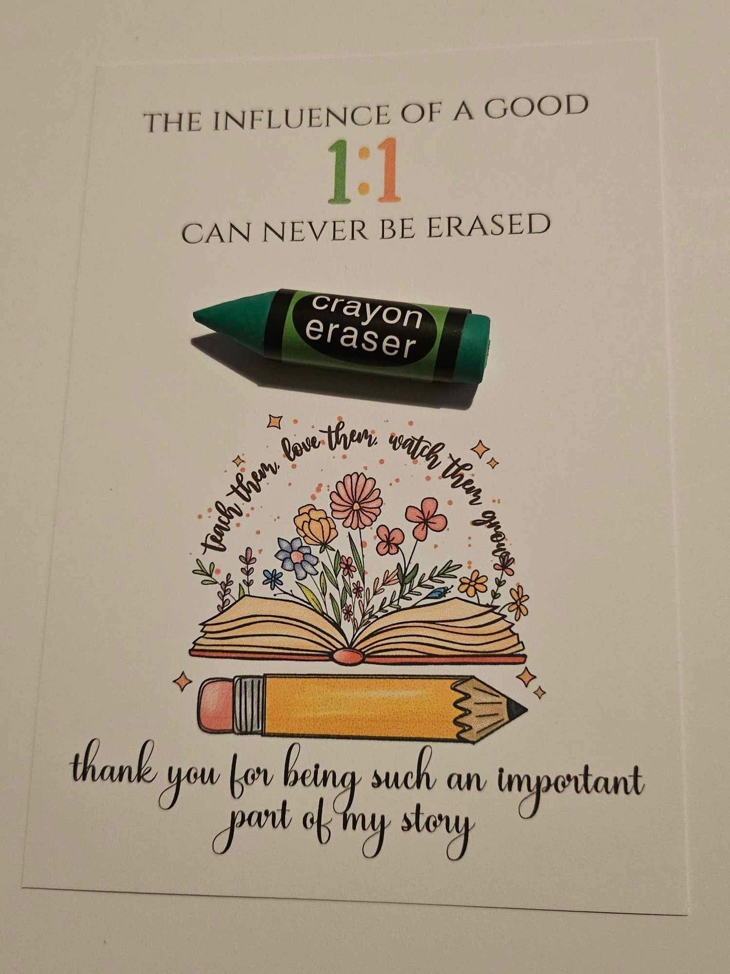 Teacher Eraser Thank you Gifts