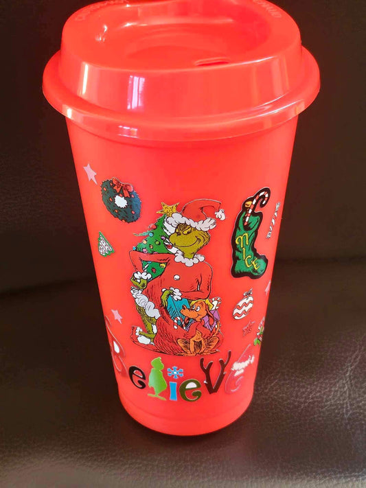 Grinch Inspired Hot Cup