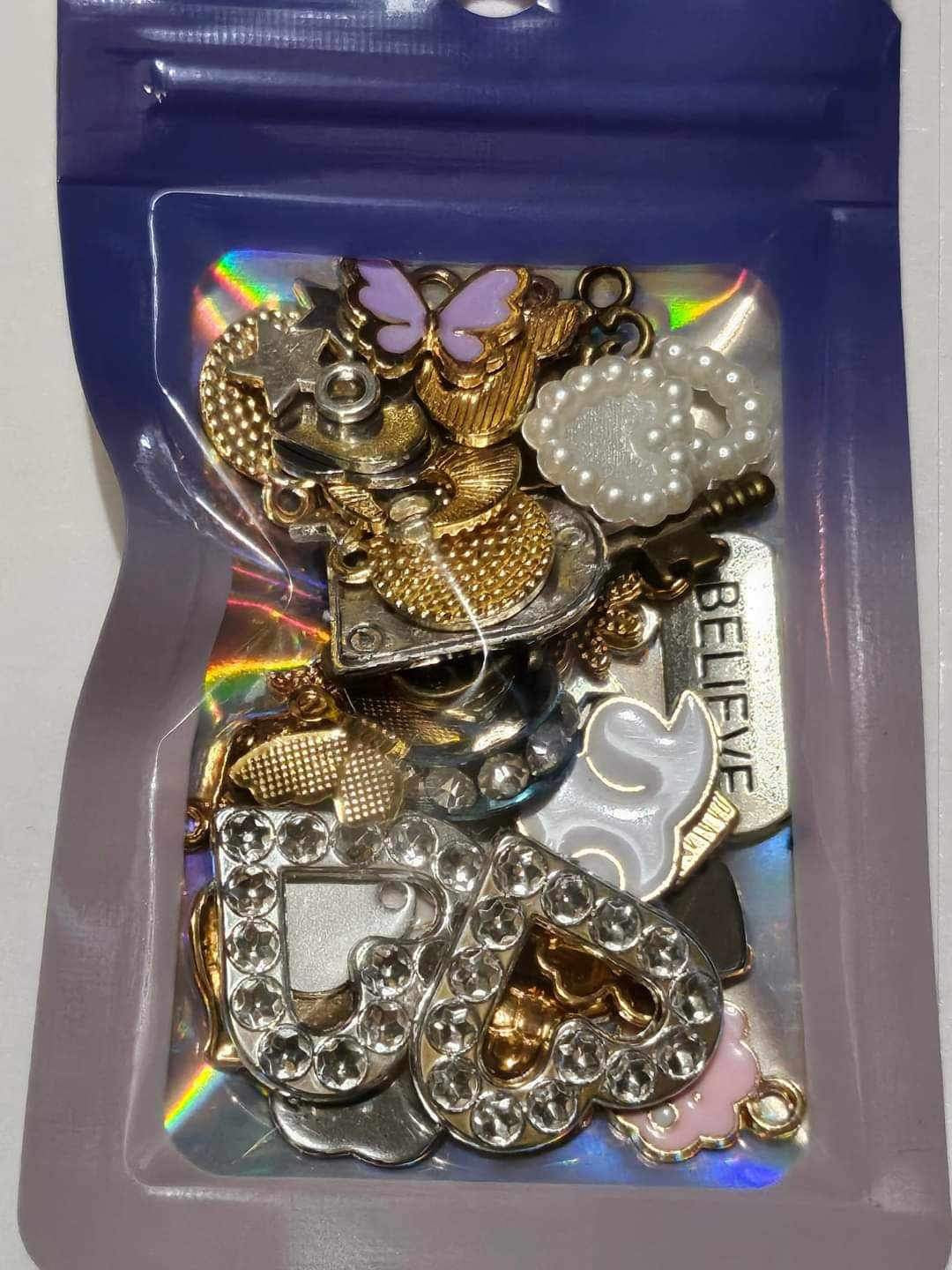 Metal Charm Craft Baggies