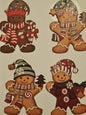 Wooden Hanging Gingerbread Decorations