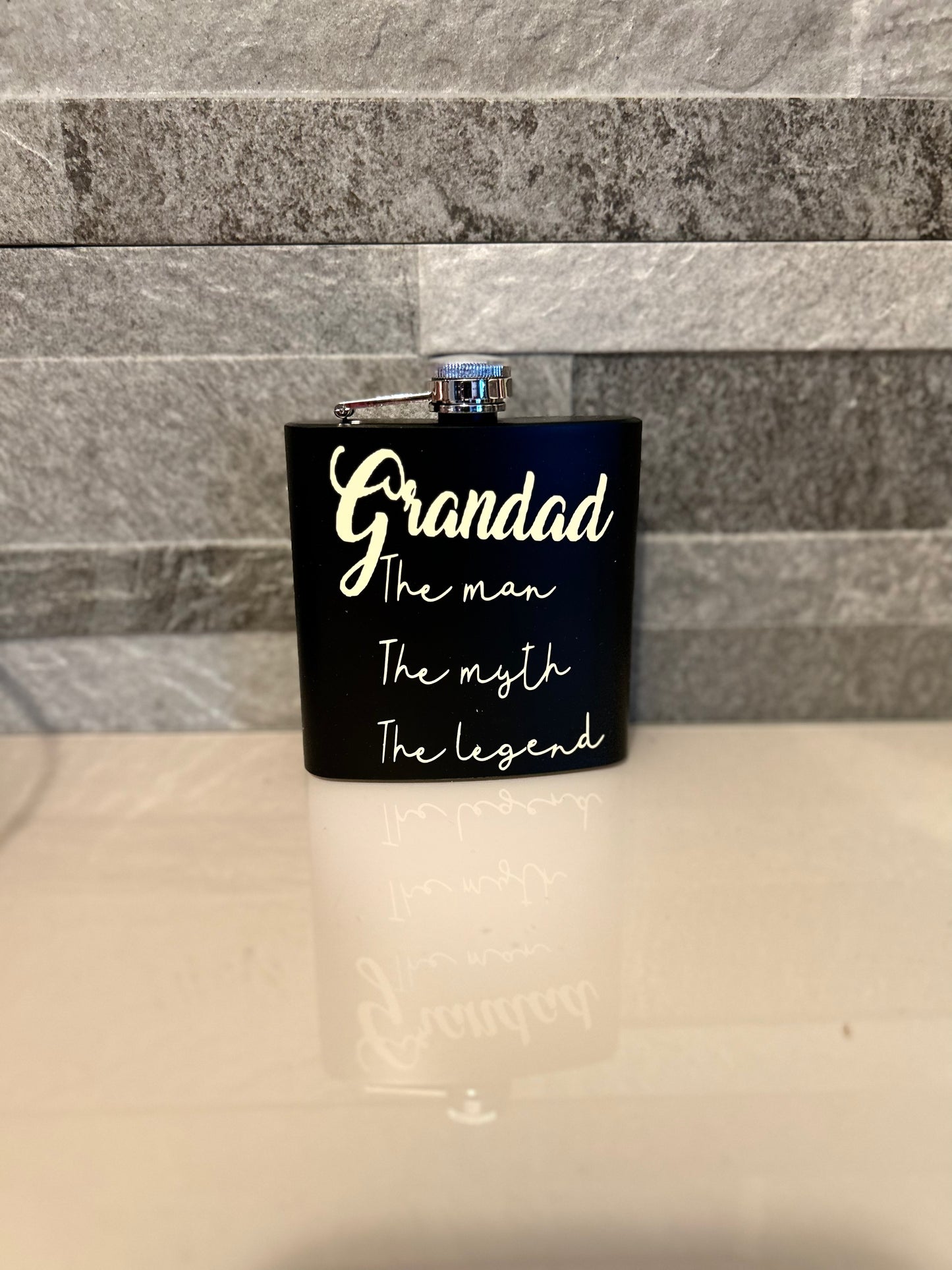 Grandad Theme Hip Flask