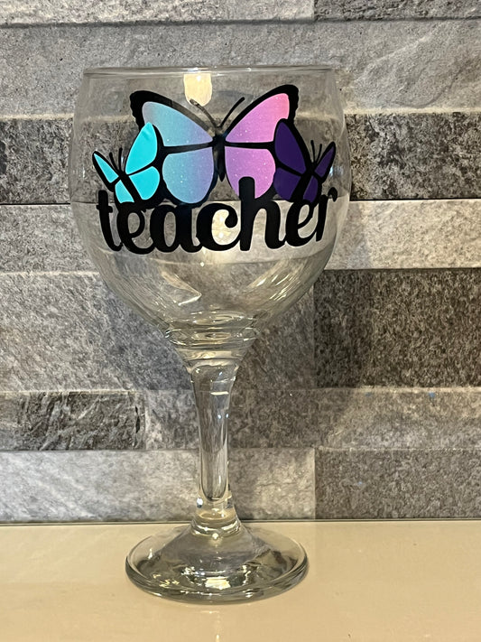 Teacher Gin Glass