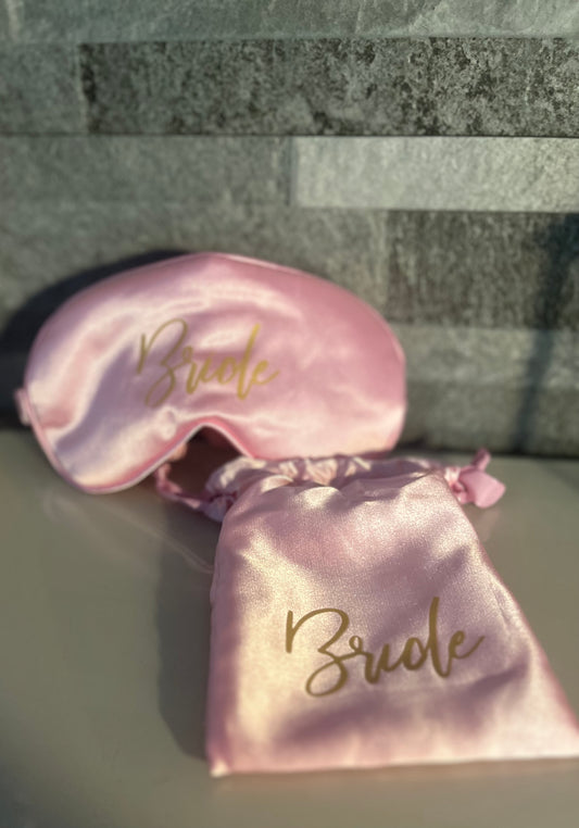 Eye Mask with Drawstring Bag