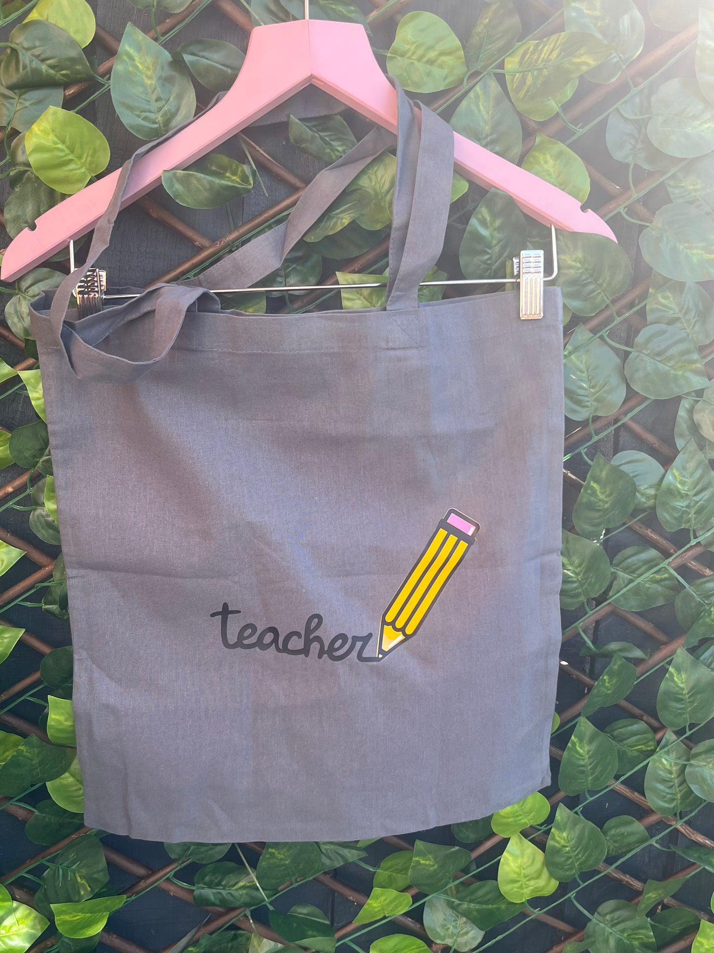 Teacher tote bag