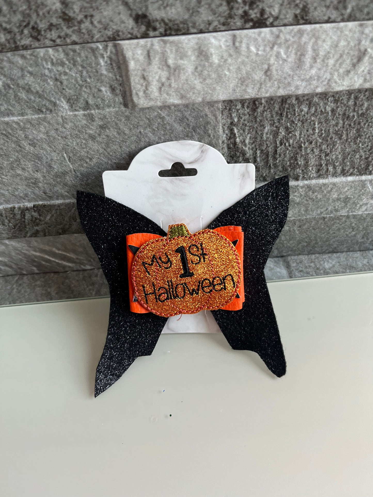 My First Halloween Multilayered Bow