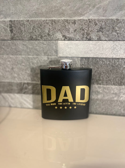 Dad Themed Hip Flask