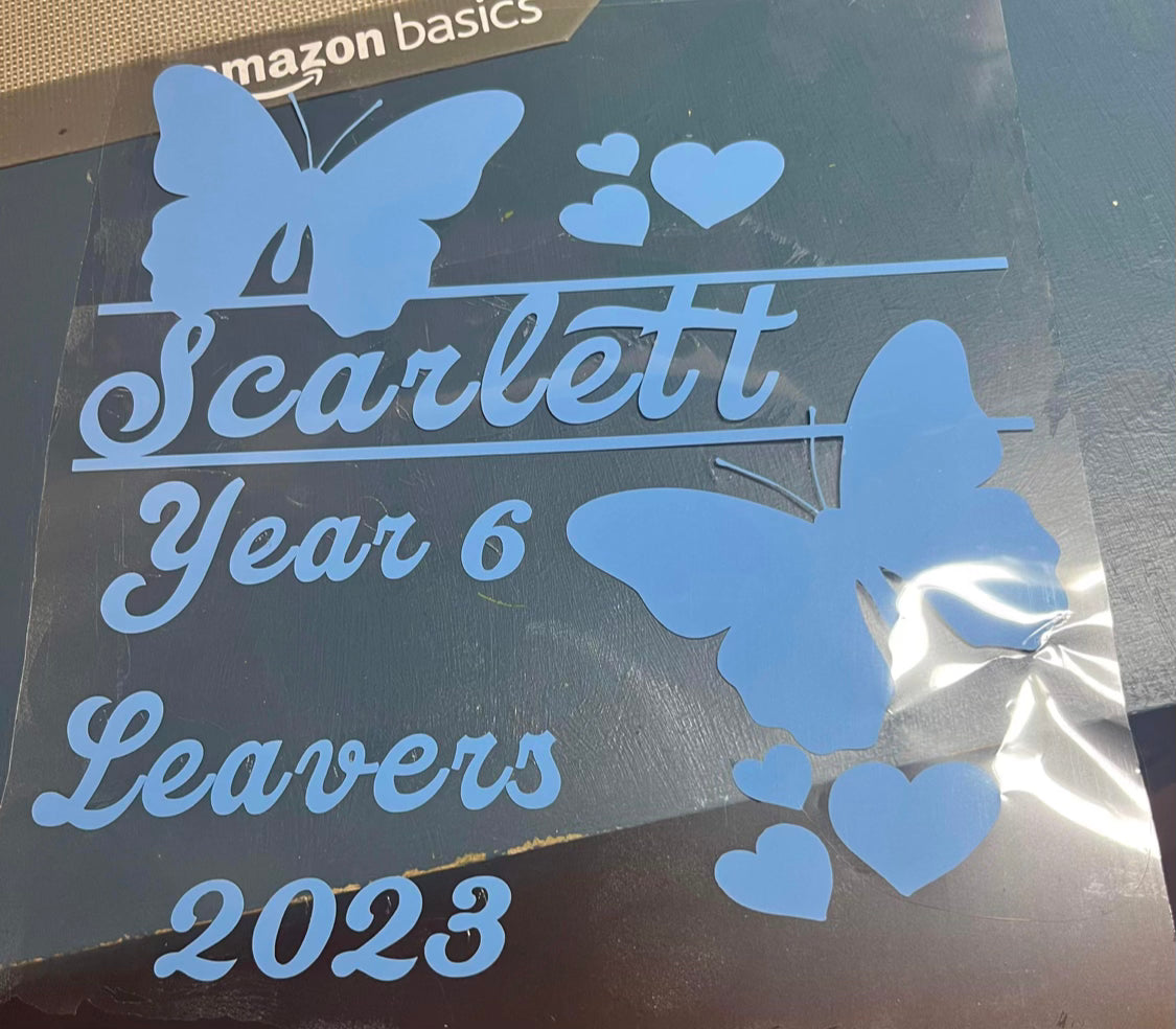 School Year Leavers Personalised Vinyl